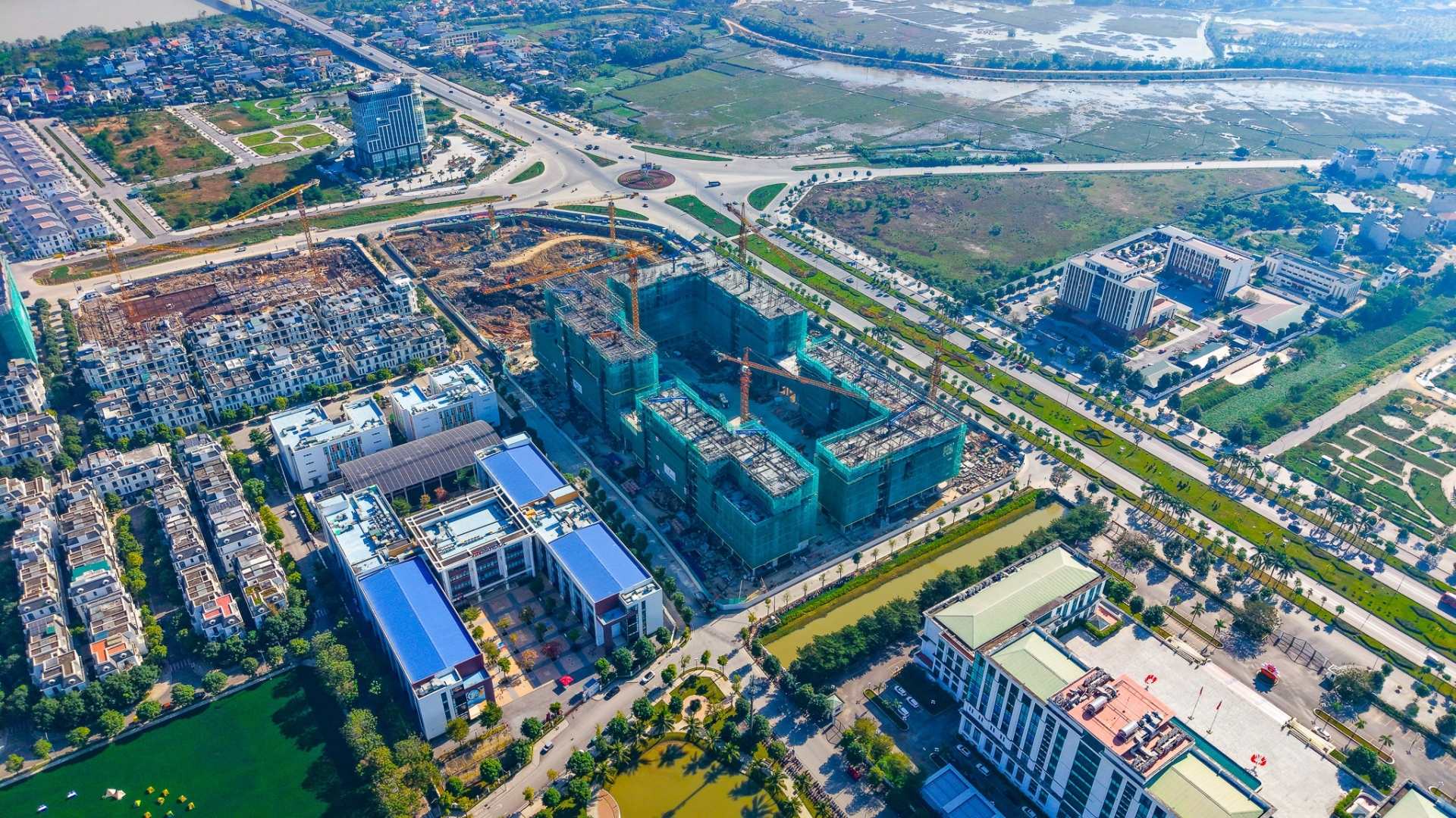 Vinhomes Star City  - Cập nhật tiến độ thi công phân khu K-Park và Kyoto tháng 12.2025