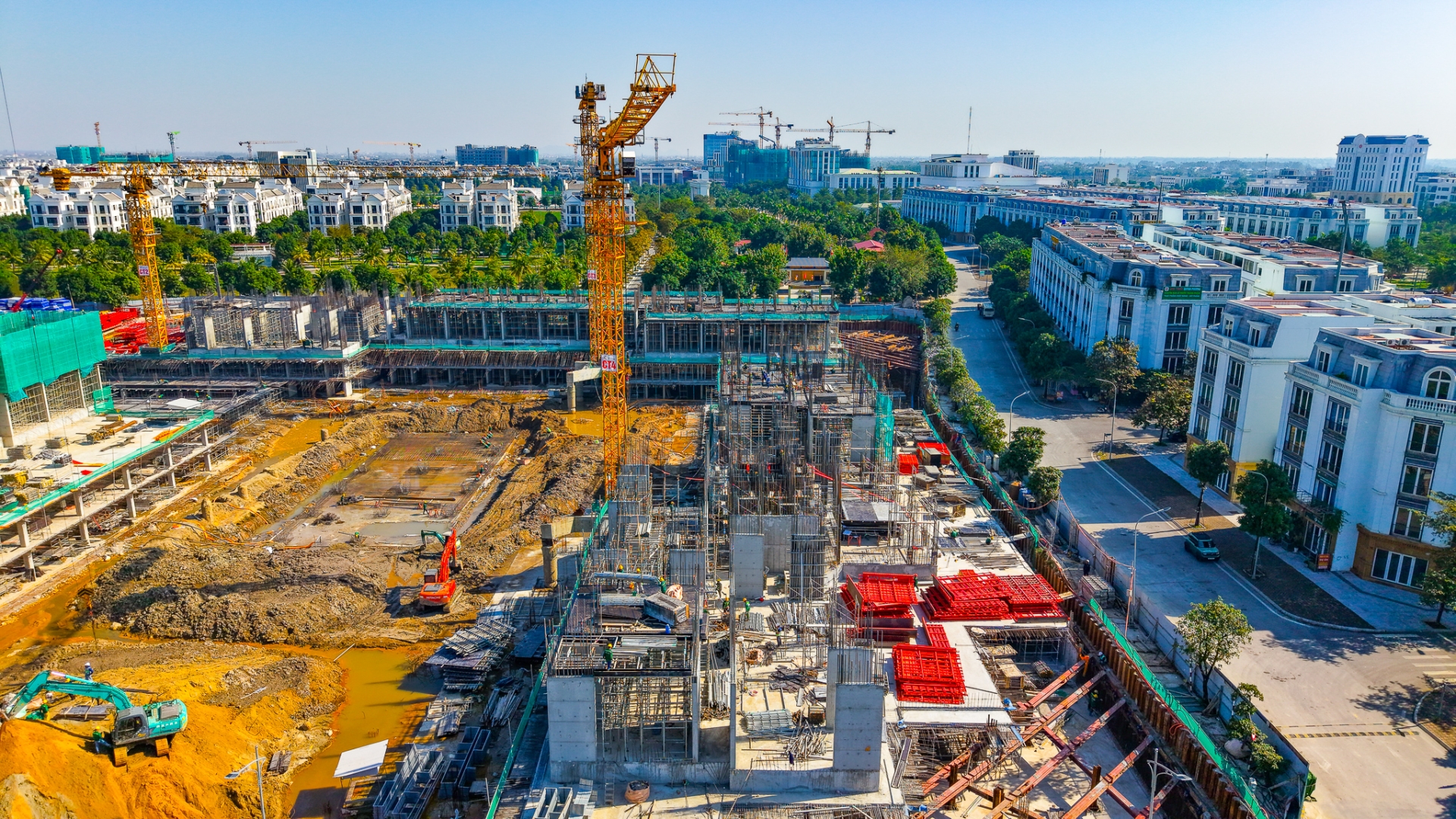 Vinhomes Star City  - Cập nhật tiến độ thi công phân khu K-Park và Kyoto tháng 12.2025