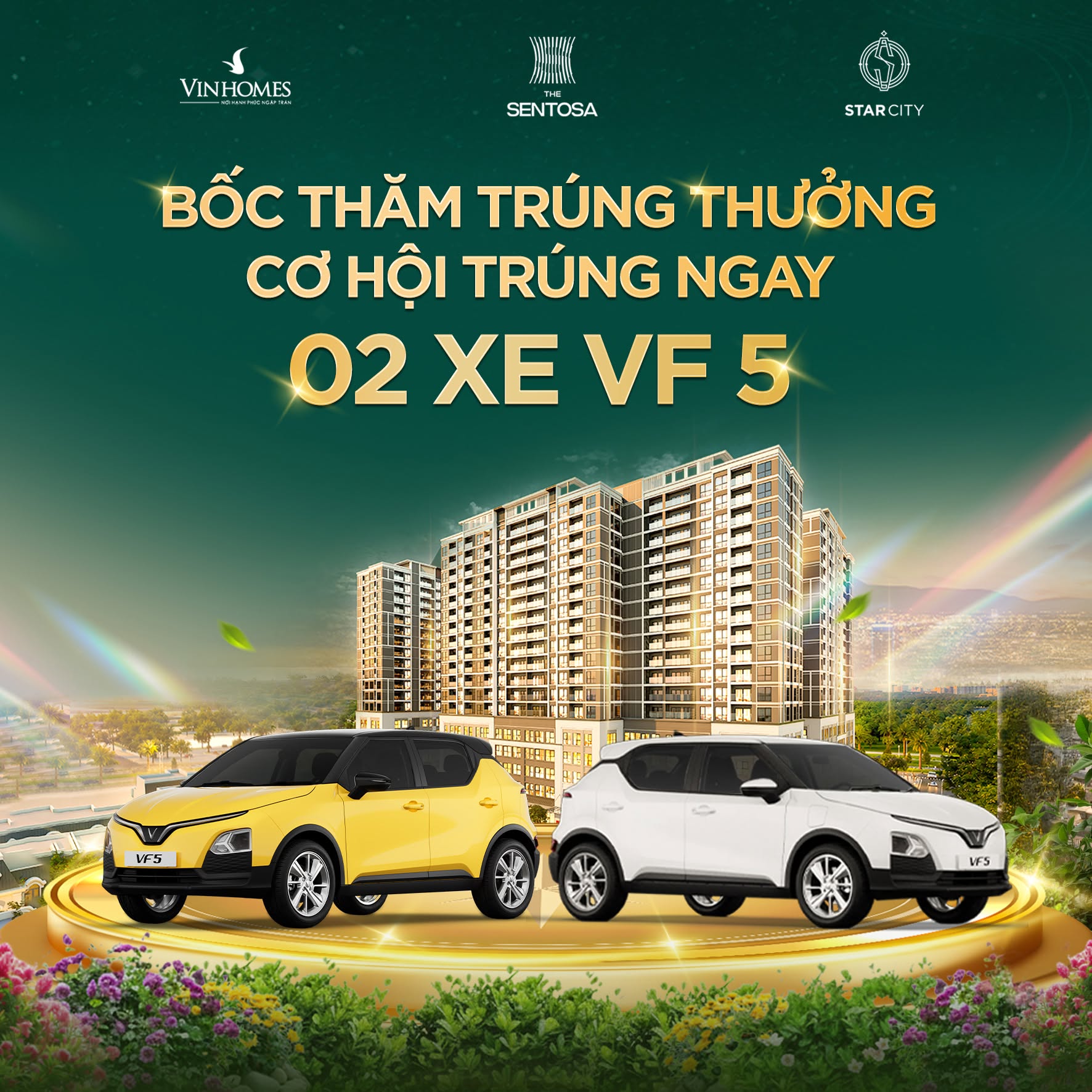 Chỉ còn vài ngày cuối để ghi tên vào chương trình bốc thăm VinFast VF 5