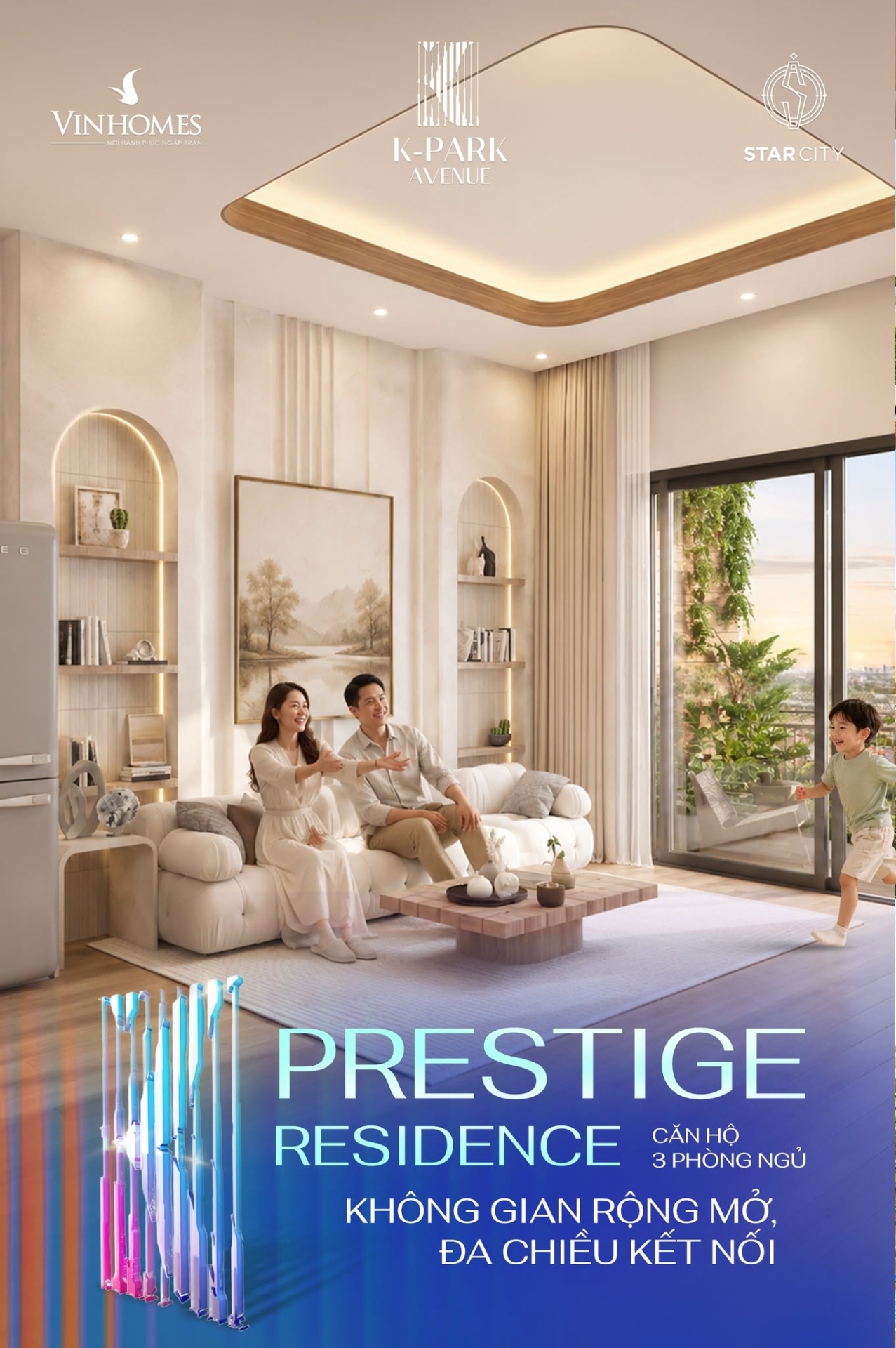 Prestige Residence - Không gian rộng mở, đa chiều kết nối