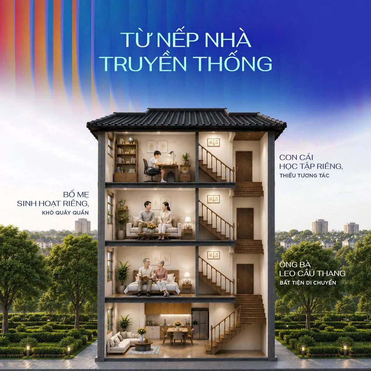Từ nếp nhà truyền thống đến chuẩn sống đa kết nối