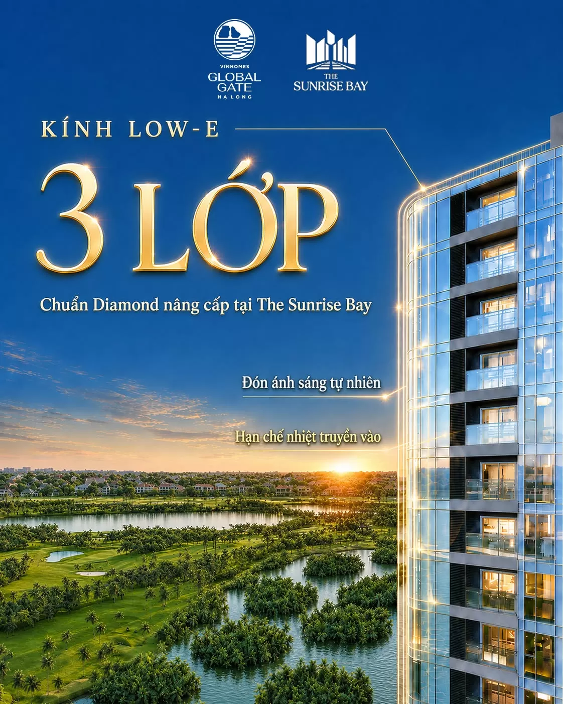 Kính Low-E 3 lớp - Nâng cấp tầm nhìn, nâng tầm chuẩn sống Diamond
