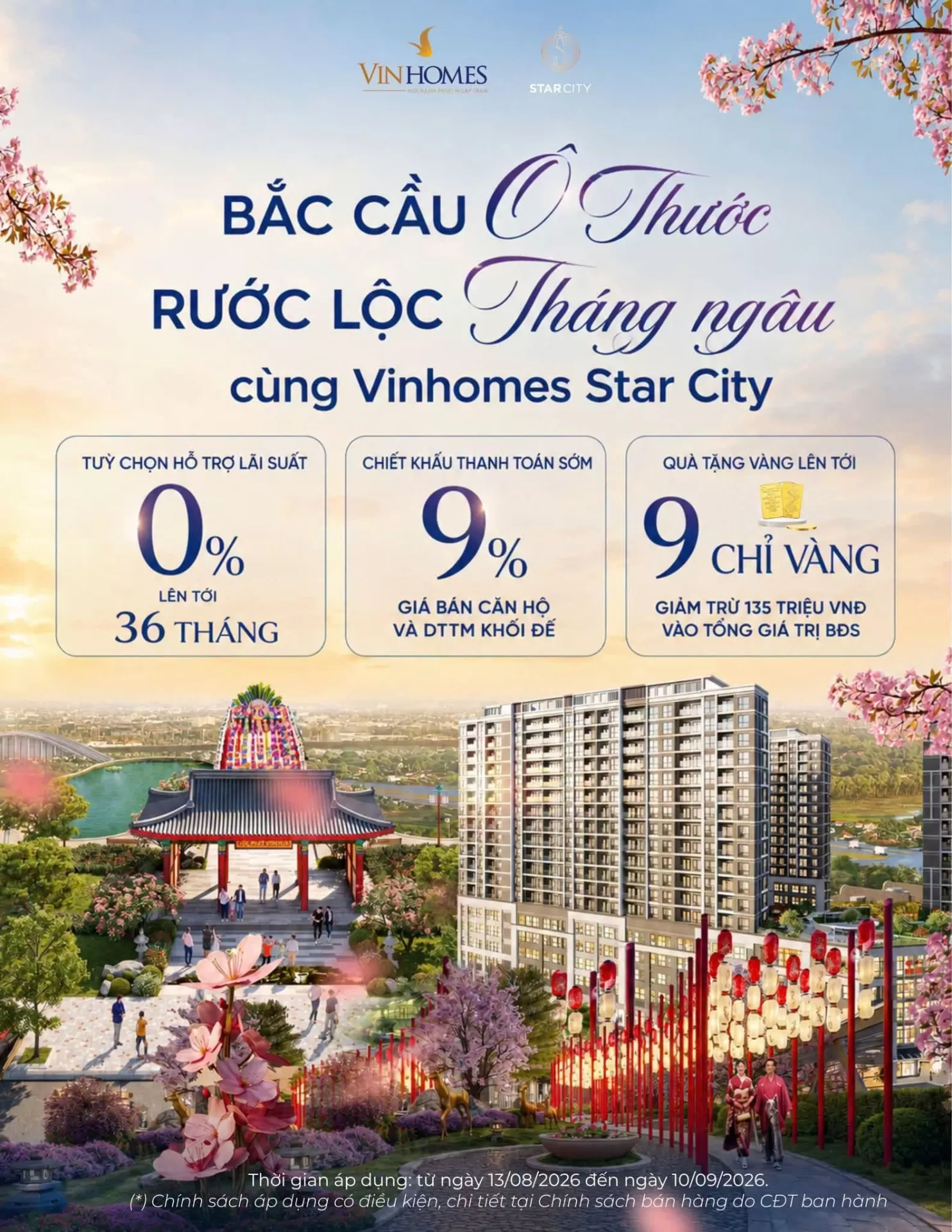 Chính sách bán hàng tháng ngâu từ 13.08.2026 đến 10.09.2026