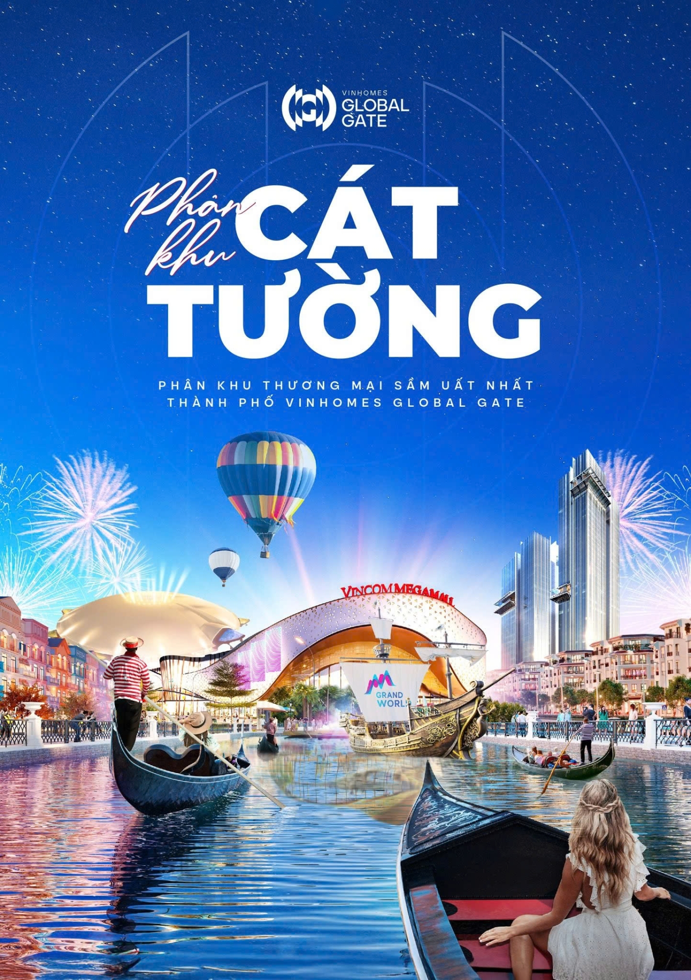 Sắp ra mắt Phân khu Cát Tường: Phân khu Thương mại sầm uất nhất Vinhomes Global Gate