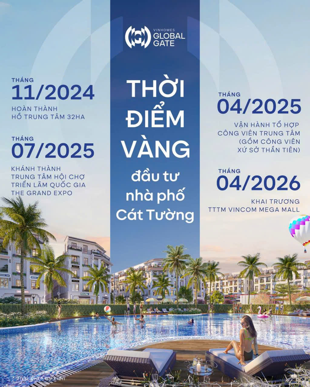 Thời điểm vàng đầu tư Nhà phố Cát Tường
