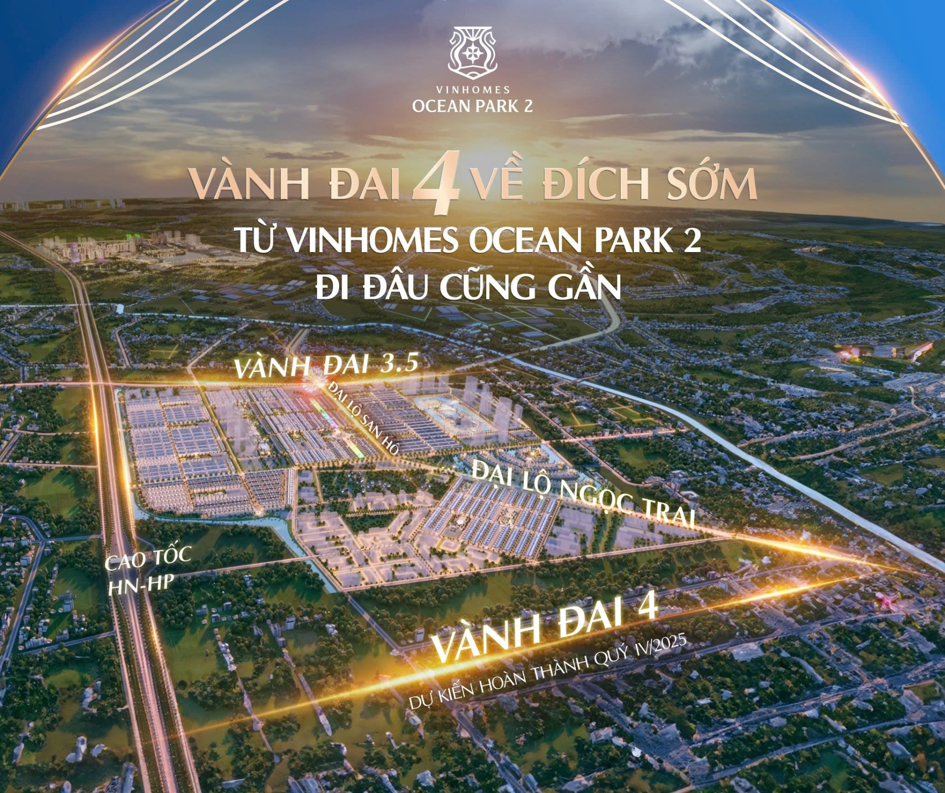 Vành đai 4 tăng tốc thi công: Động lực mới cho làn sóng “sang sông để sống sướng”