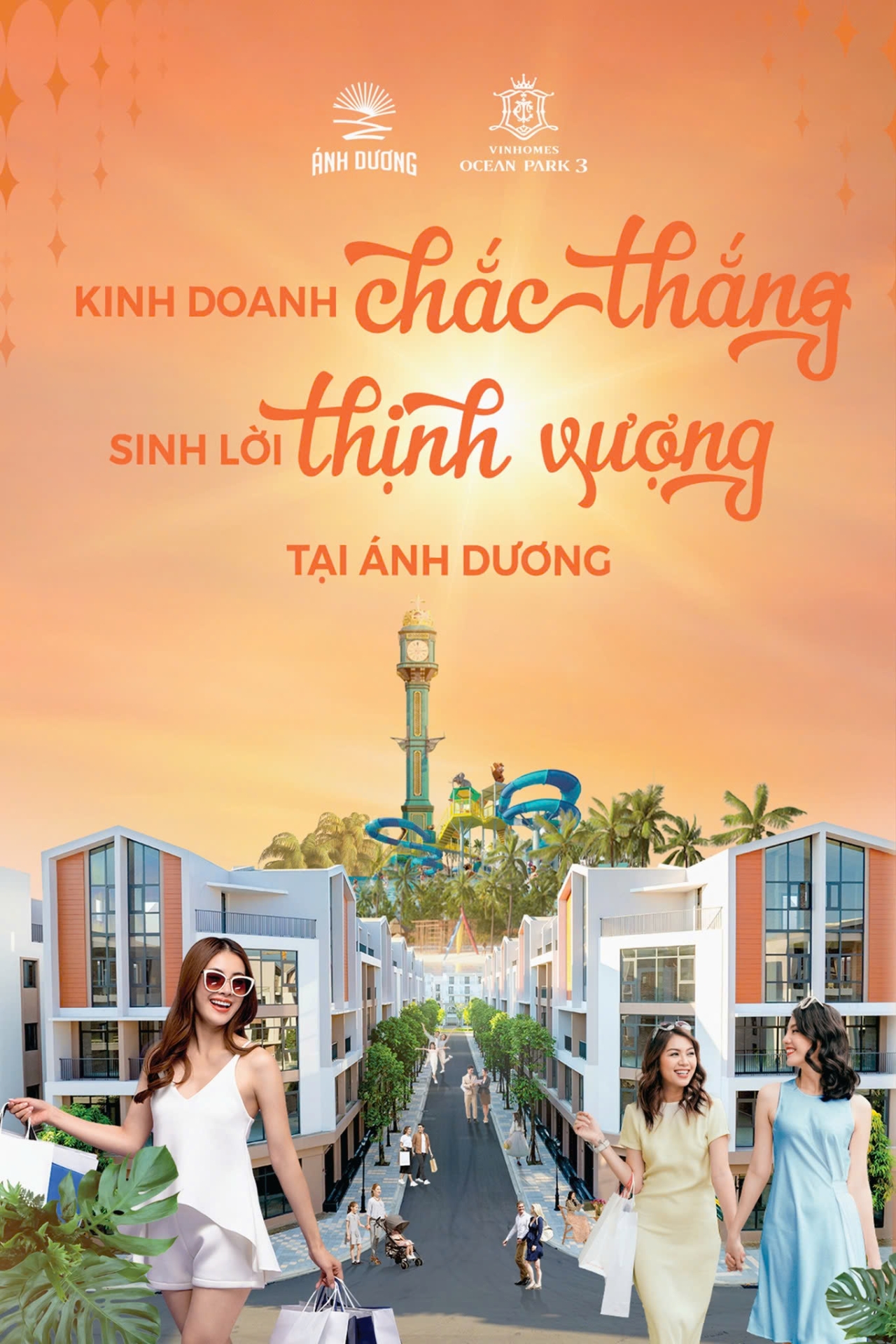 Kinh doanh chắc thắng, sinh lời Thịnh Vượng tại Phân khu Ánh Dương - Vinhomes Ocean Park 3