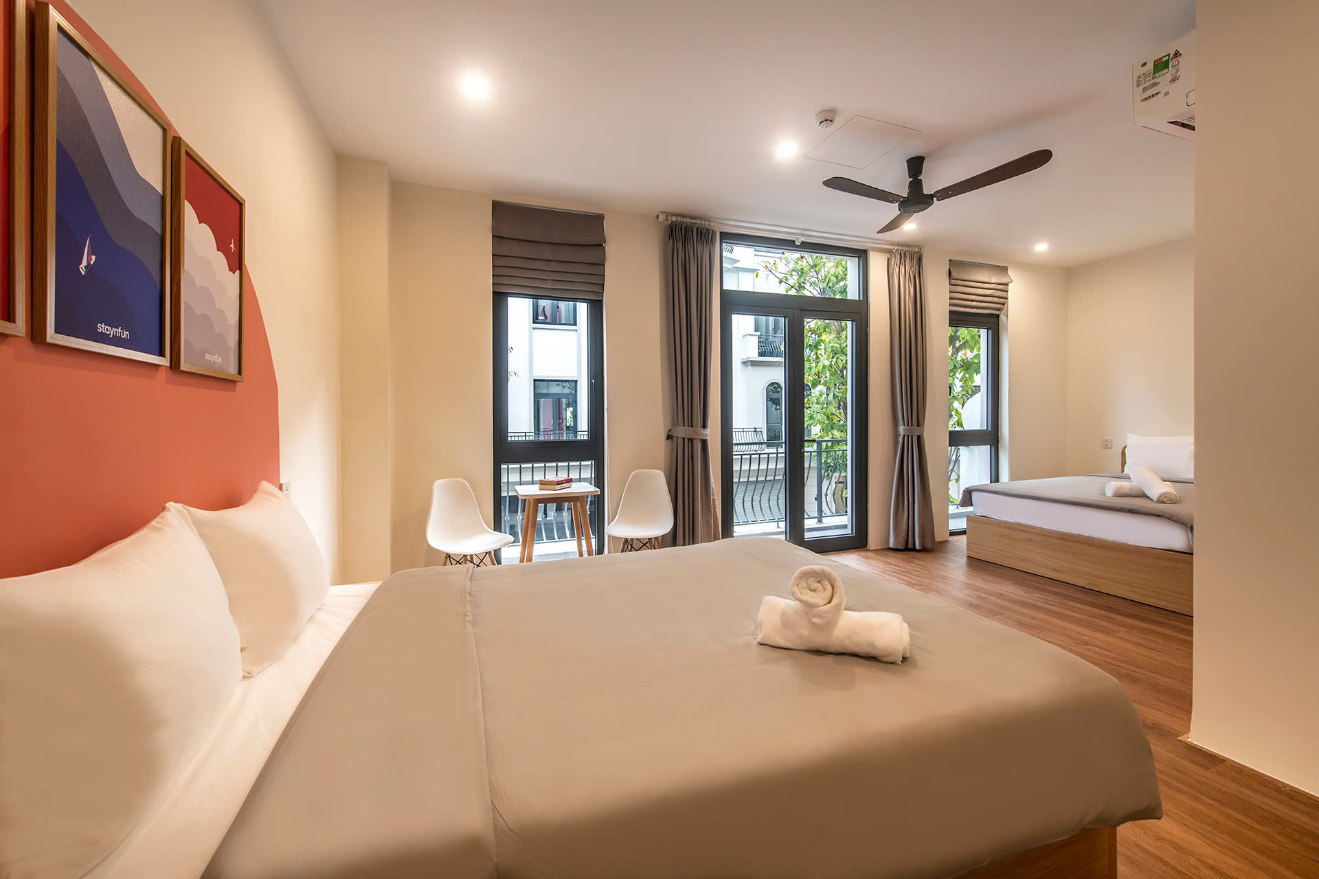 Homestay Kinh Đ&ocirc; 5 Homestay ph&ograve;ng Double 2 giường đ&ocirc;i (4 kh&aacute;ch)