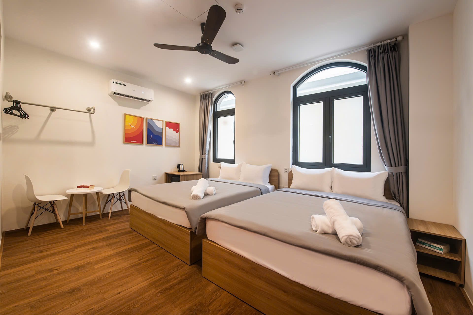 Homestay Kinh Đ&ocirc; 5 Homestay ph&ograve;ng Double 2 giường đ&ocirc;i (4 kh&aacute;ch)