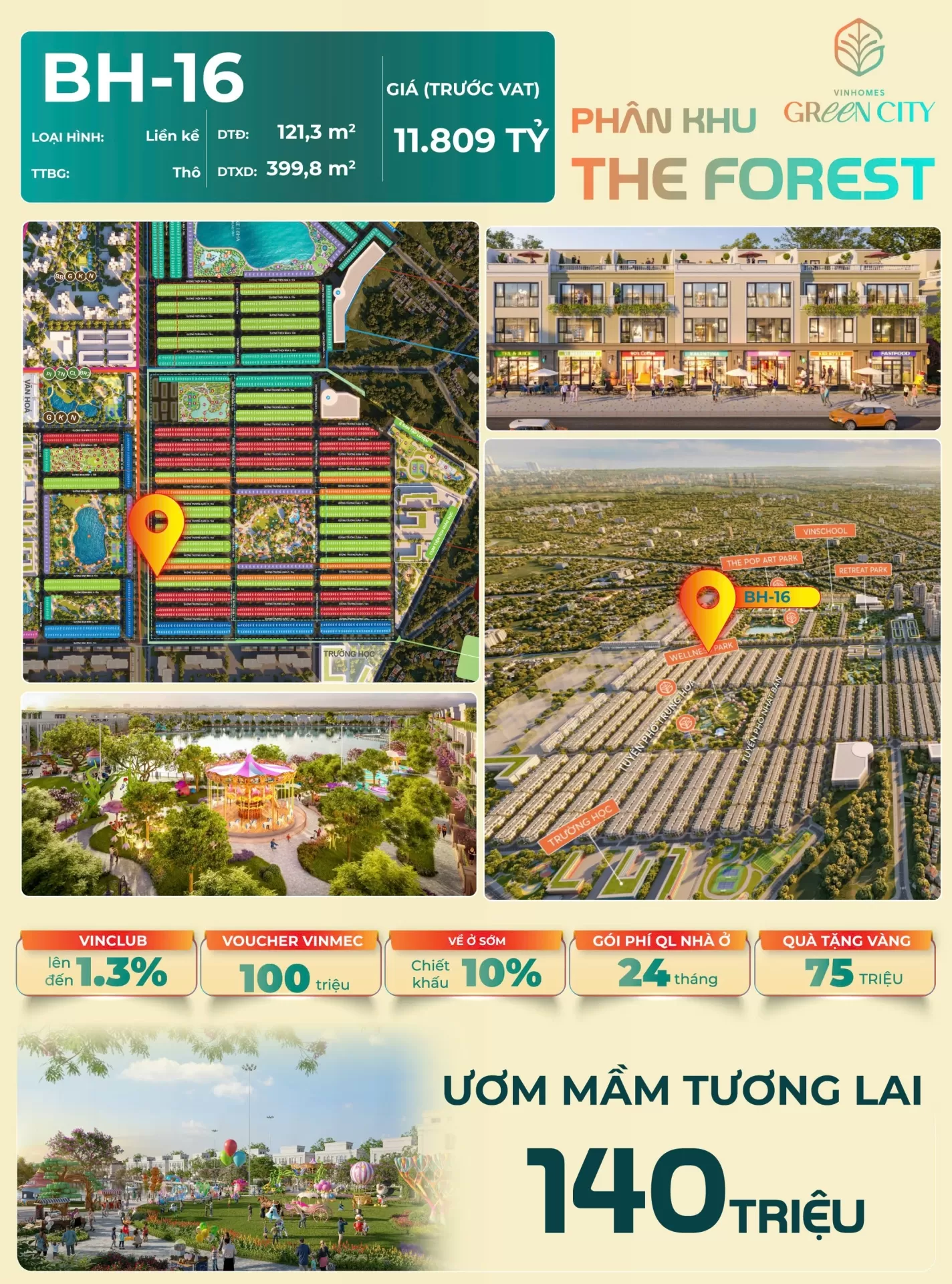 Liền kề Vinhomes Green City: Giá bán & Cơ hội Đầu tư 2026