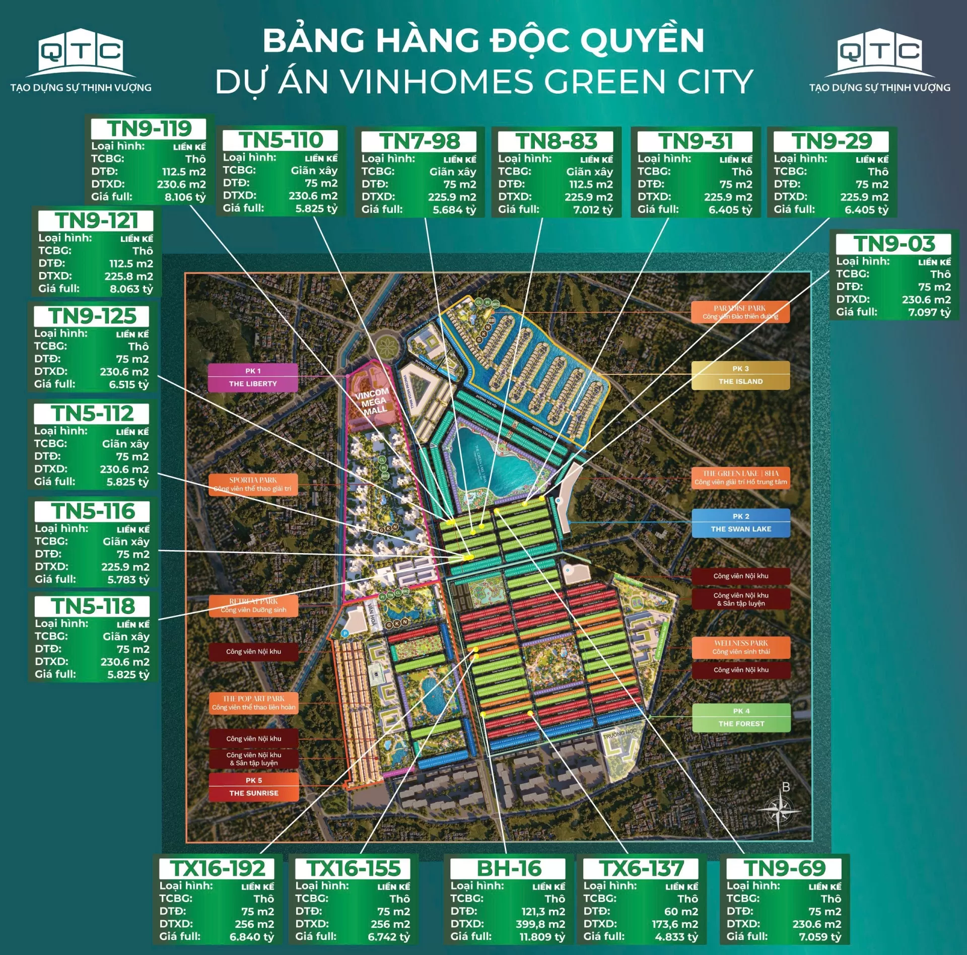 Vinhomes Green City - Th&agrave;nh phố giao thương, sinh th&aacute;i thịnh vượng