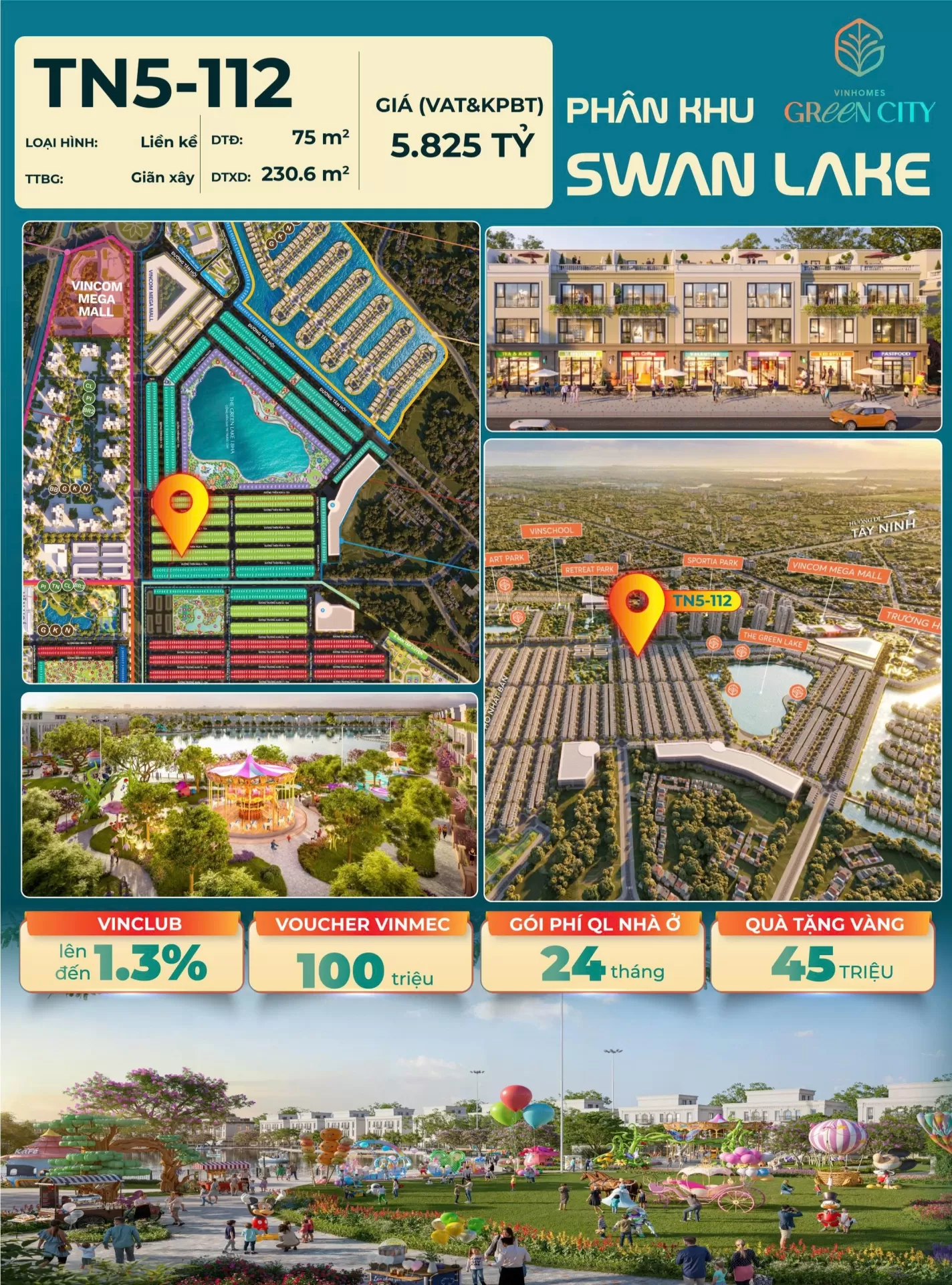 Liền kề Vinhomes Green City: Giá bán & Cơ hội Đầu tư 2026