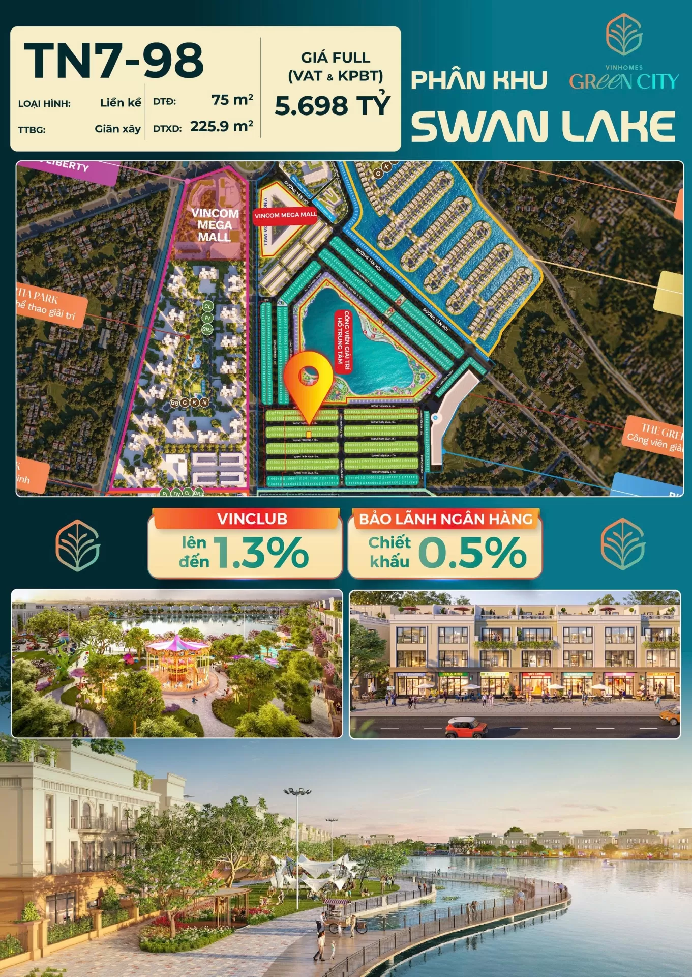 Liền kề Vinhomes Green City: Giá bán & Cơ hội Đầu tư 2026