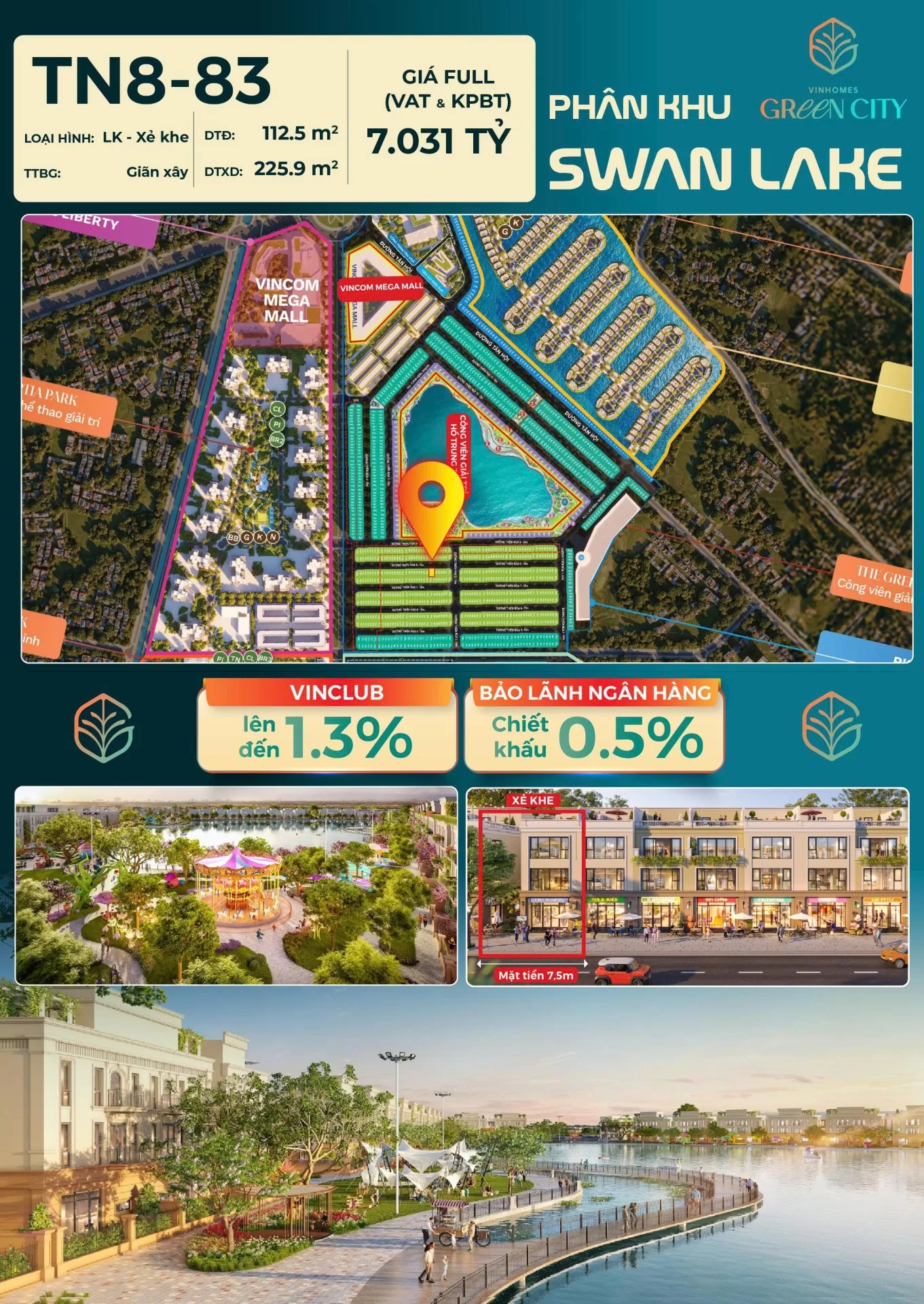 Liền kề Vinhomes Green City: Giá bán & Cơ hội Đầu tư 2026