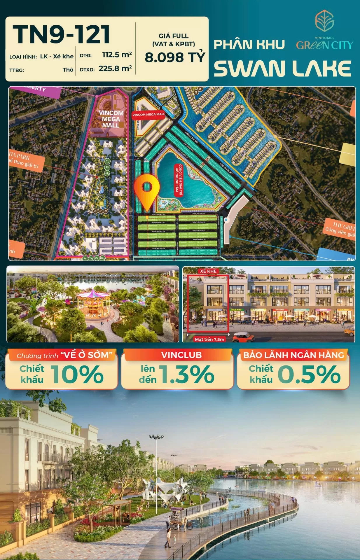 Liền kề Vinhomes Green City: Giá bán & Cơ hội Đầu tư 2026