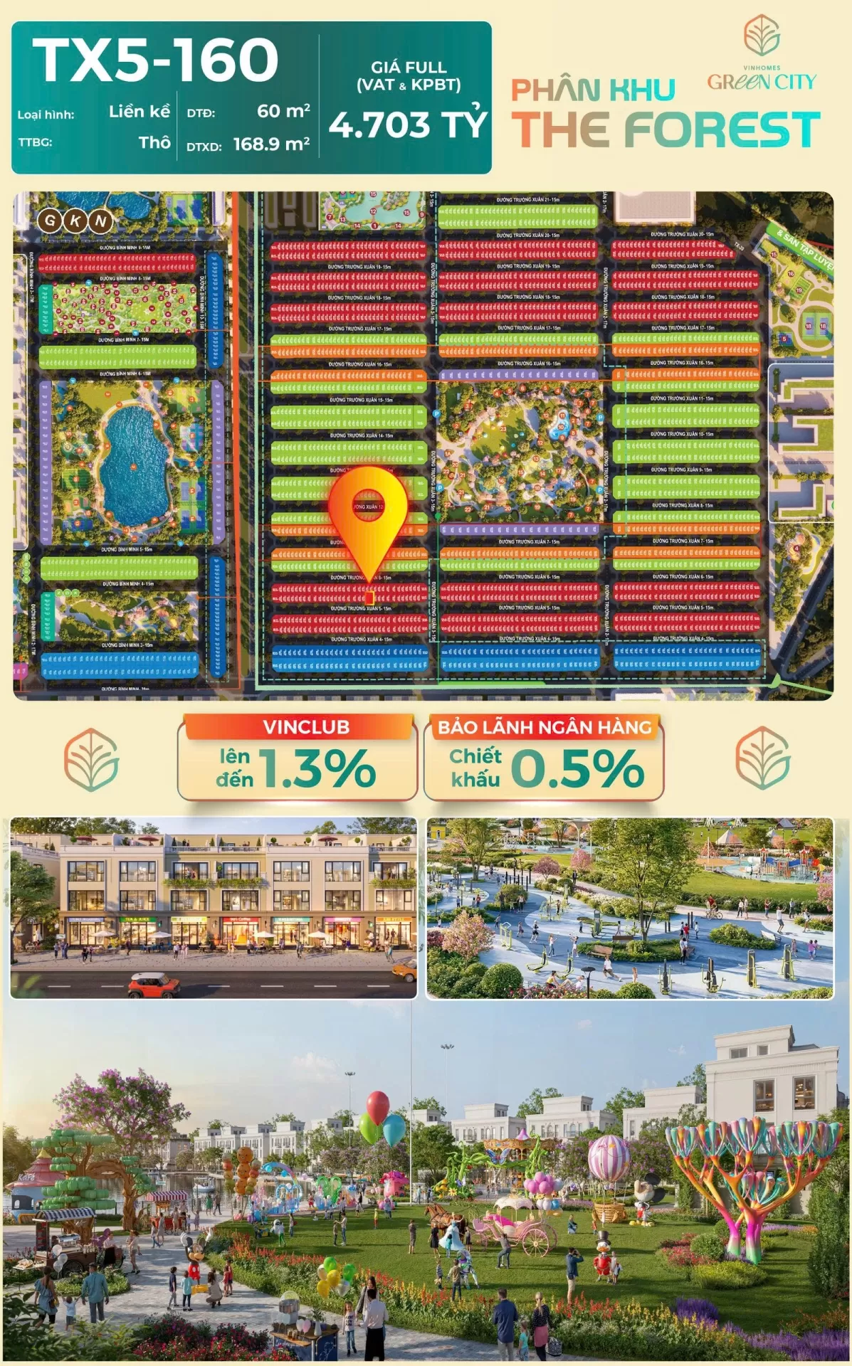 Liền kề Vinhomes Green City: Giá bán & Cơ hội Đầu tư 2026