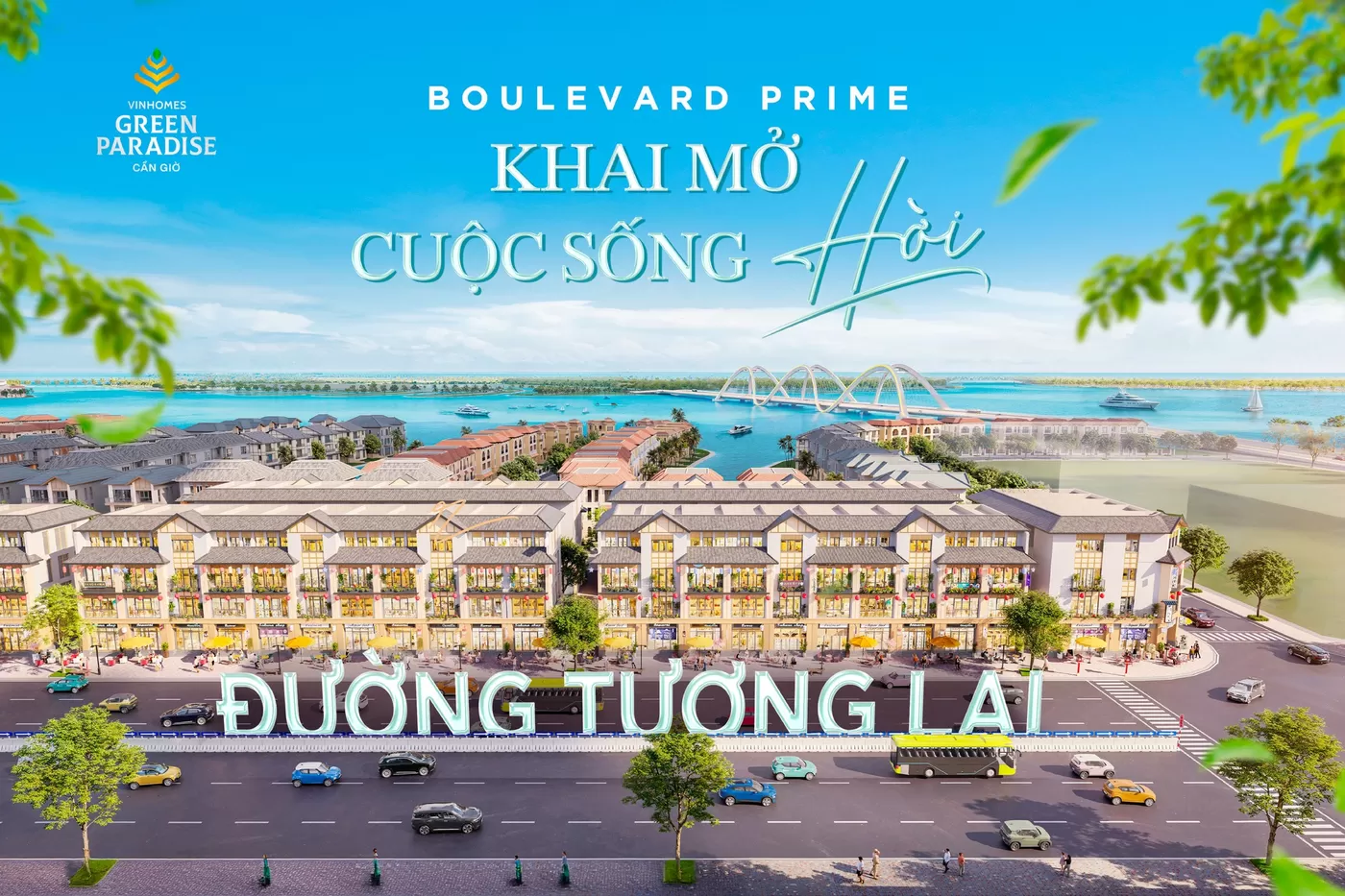 Nhà phố Boulevard Prime Vinhomes Green Paradise
