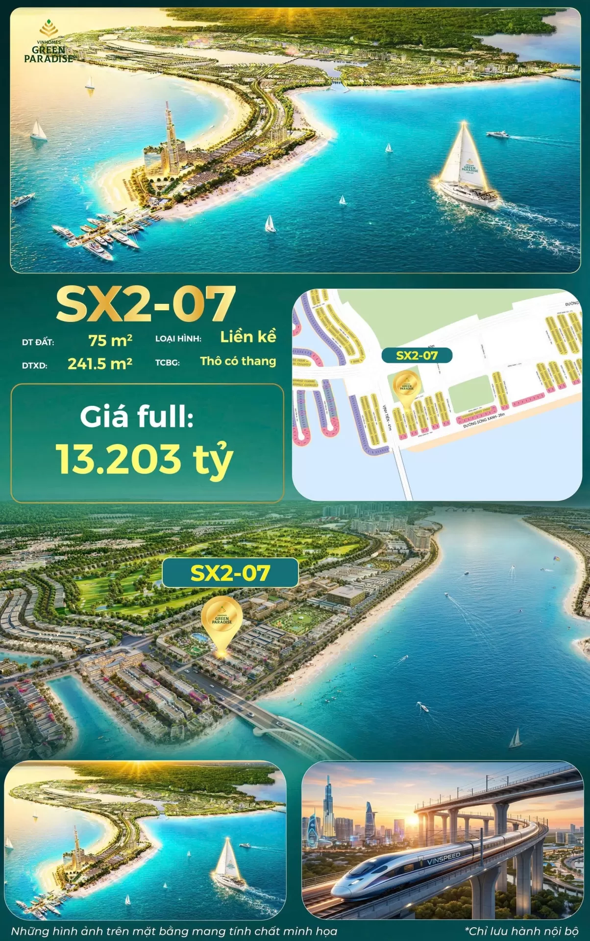 Nhà phố Boulevard Prime tại Vinhomes Green Paradise: Tiềm năng tạo dòng tiền & tăng giá