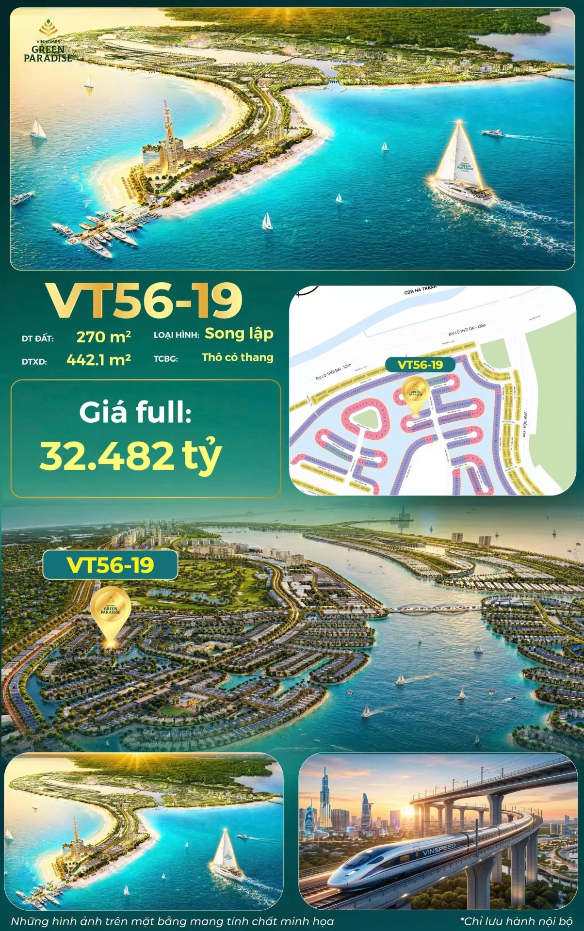 Nhà phố Boulevard Prime tại Vinhomes Green Paradise: Tiềm năng tạo dòng tiền & tăng giá