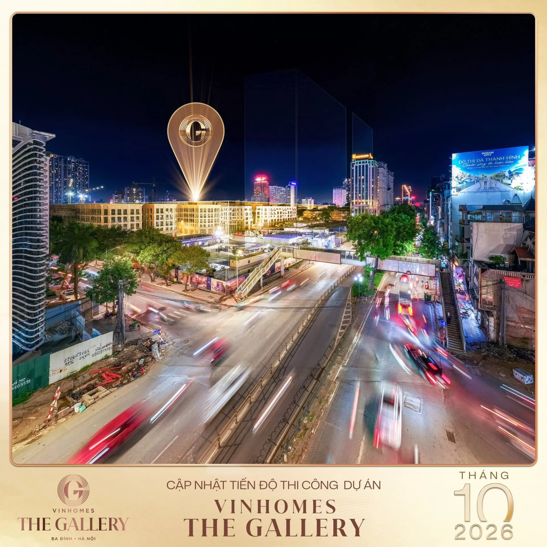Tháng 10/2026: Cập nhật tiến độ Vinhomes The Gallery