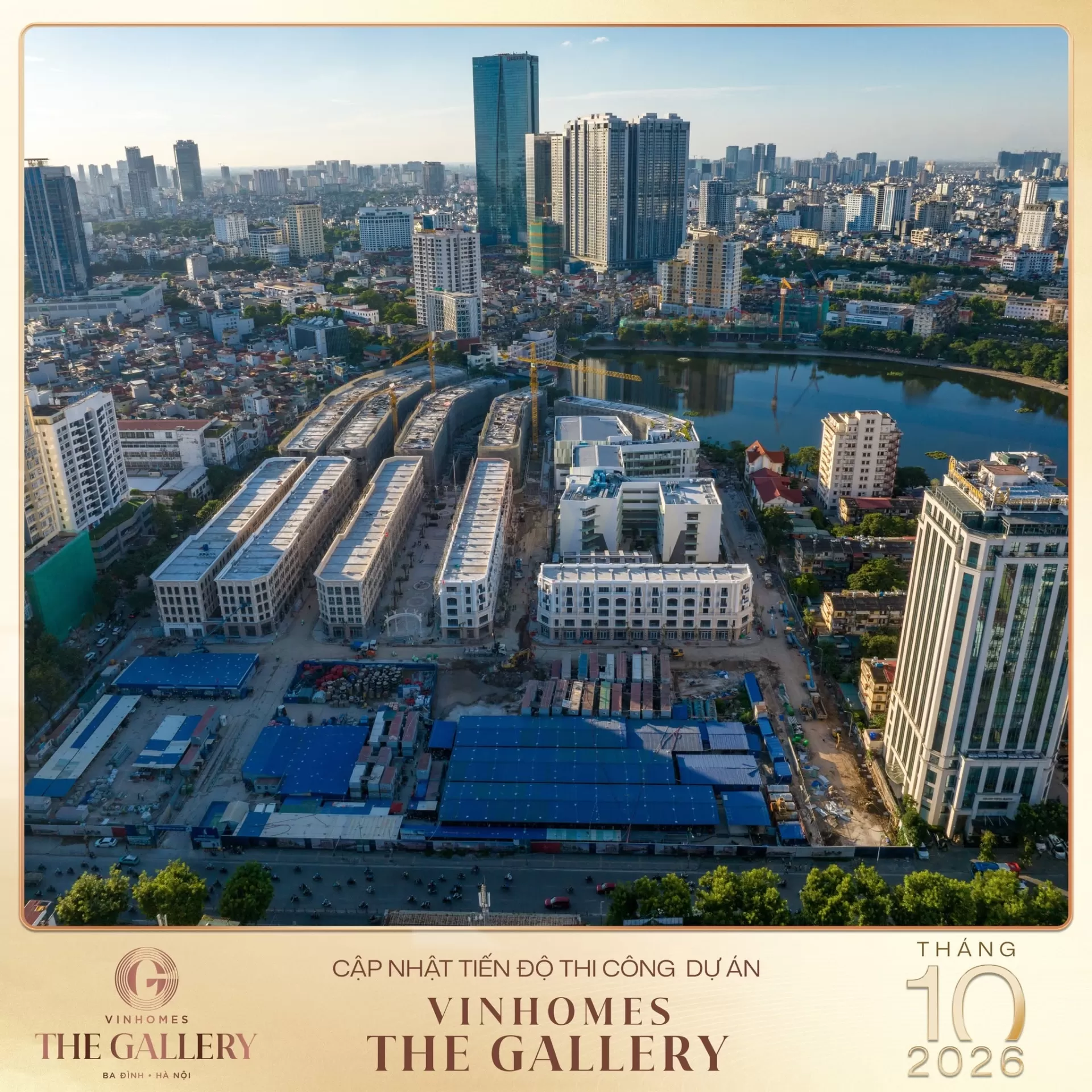Tháng 10/2026: Cập nhật tiến độ Vinhomes The Gallery