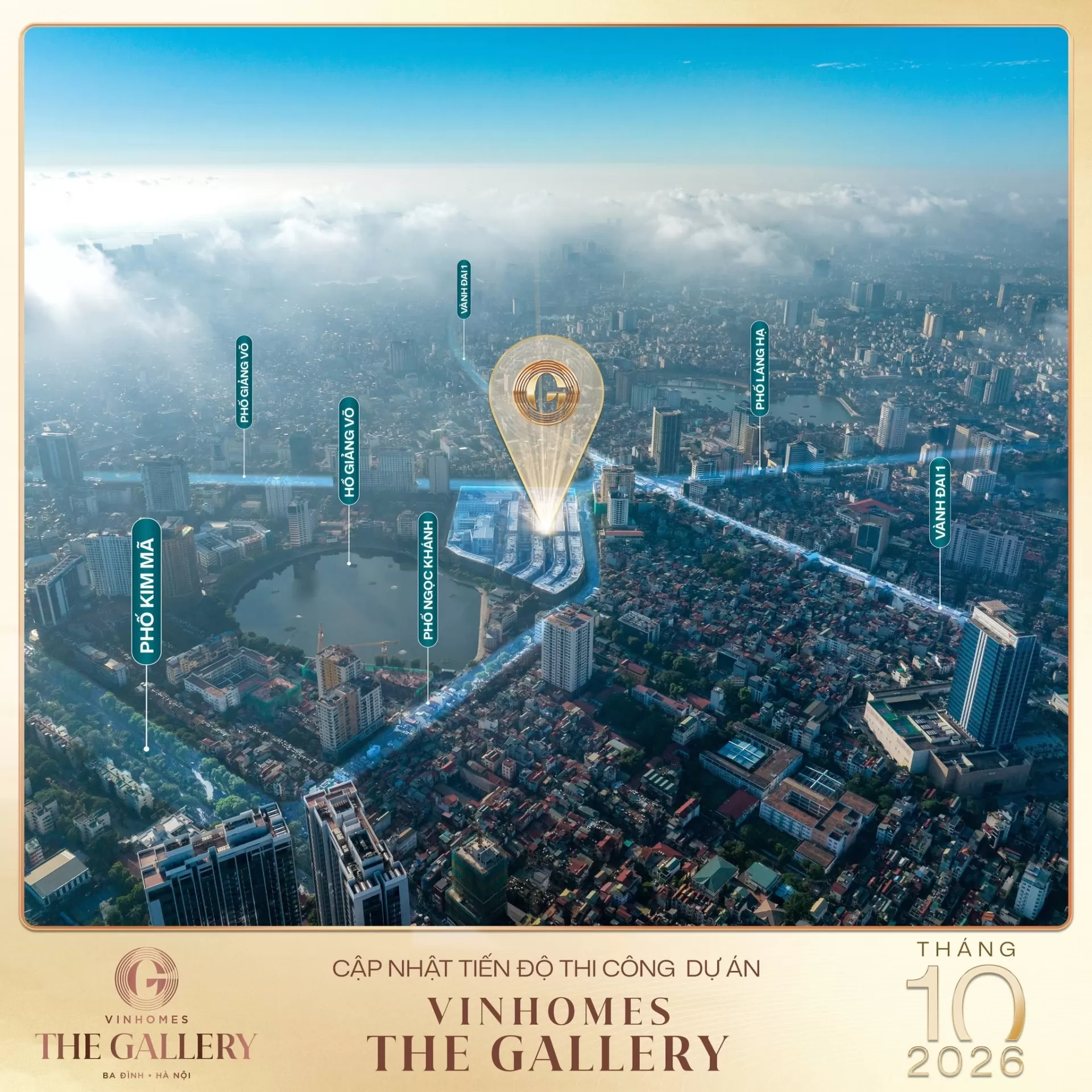Tháng 10/2026: Cập nhật tiến độ Vinhomes The Gallery