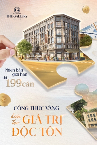 Công thức vàng kiến tạo giá trị độc tôn của Vinhomes The Gallery