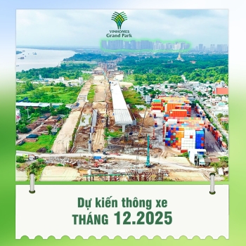 Vành đai 3 tăng tốc, tạo đà bứt phá cho Vinhomes Grand Park