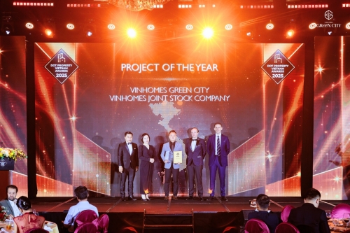 Vinhomes ghi dấu ấn vang dội tại Dot Property Vietnam Awards 2025