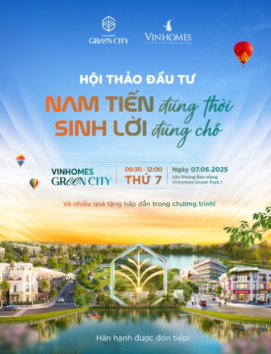 HỘI THẢO ĐẦU TƯ: Nam tiến đúng thời - Sinh lời đúng chỗ