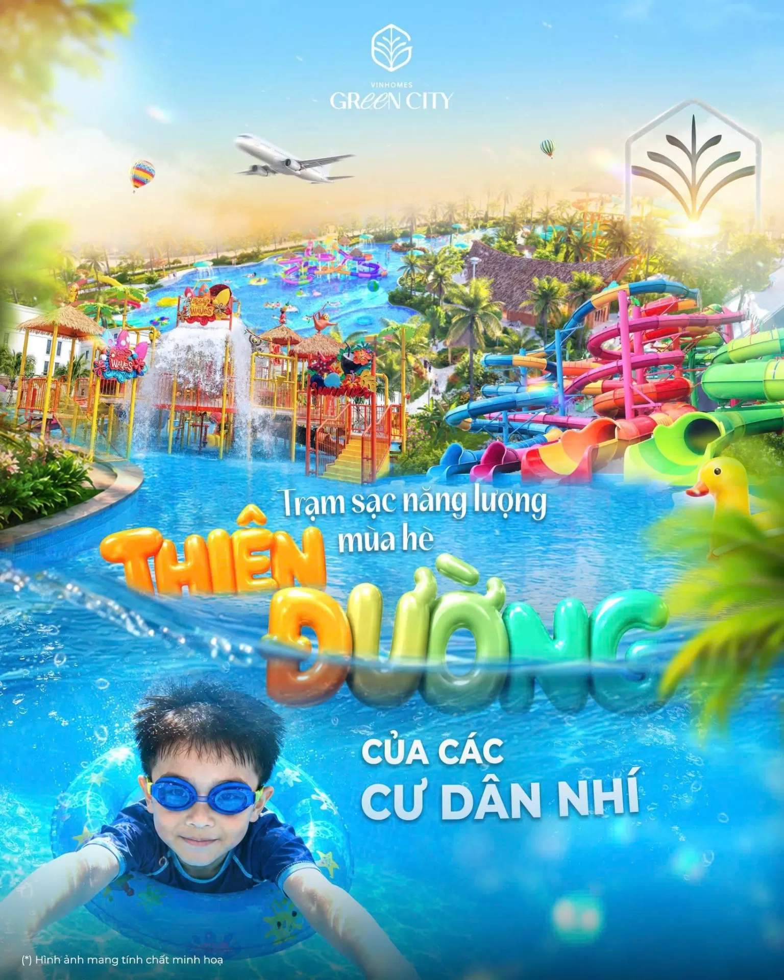 Aqua Adventure: Trạm sạc năng lượng mùa hè - Thiên đường của các cư dân nhí