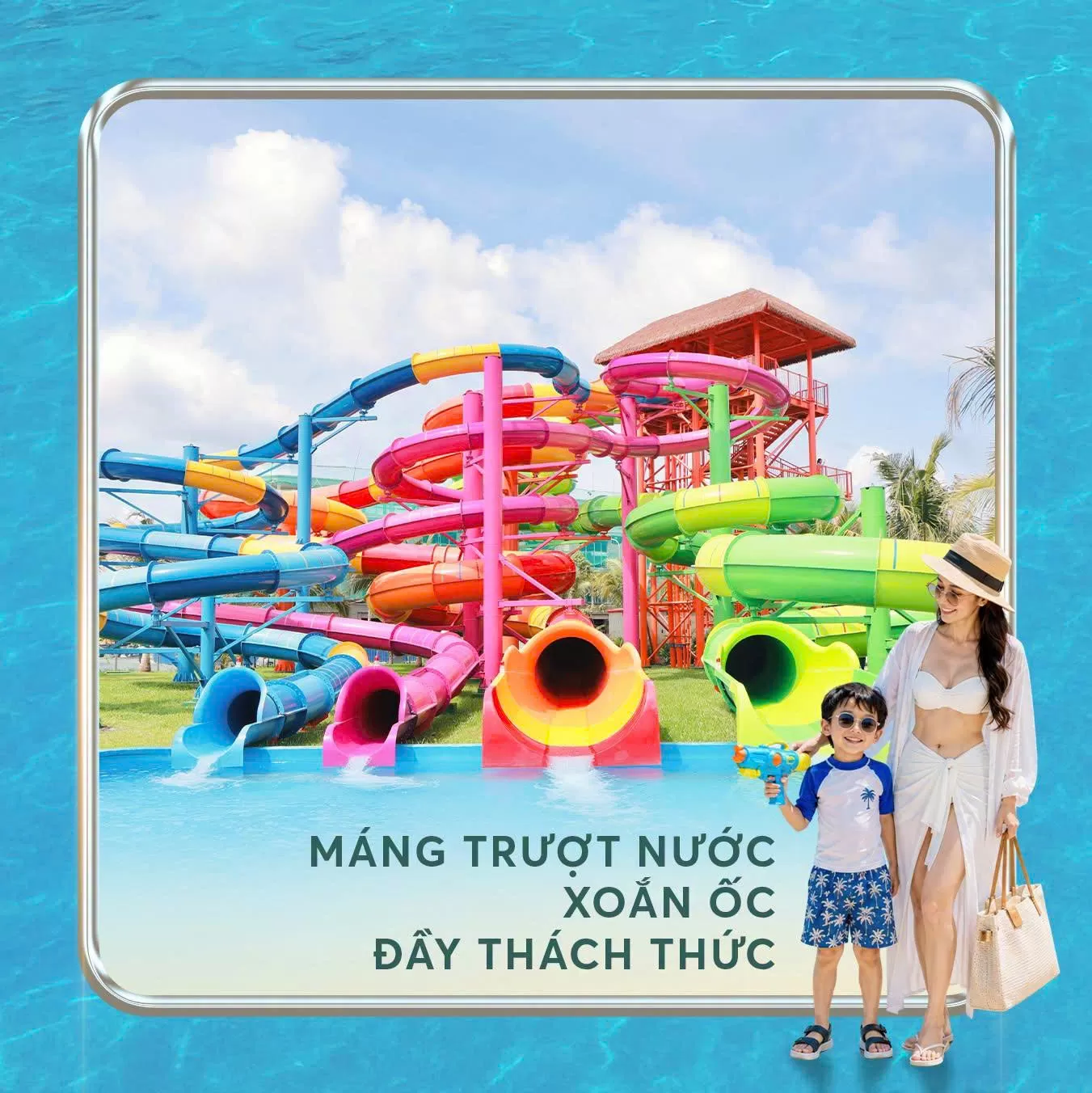 Khám phá những góc sống ảo cực chất tại Aqua Adventure