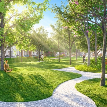 Công viên nội khu The Sunrise - Chốn xanh tại gia, tiện ích ngay nhà