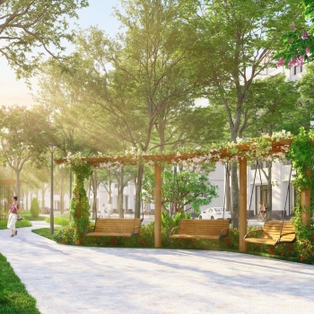 Công viên nội khu The Sunrise - Chốn xanh tại gia, tiện ích ngay nhà