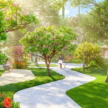 Công viên nội khu The Sunrise - Chốn xanh tại gia, tiện ích ngay nhà