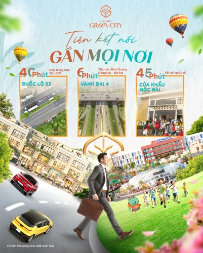 Vinhomes Green City: đi đâu cũng tiện, tới đâu cũng gần