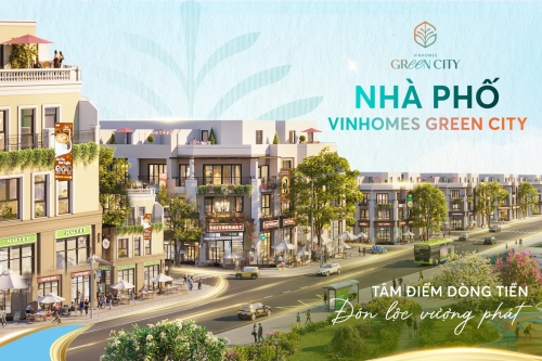 Nhà phố Vinhomes Green City: Công thức sinh lời từ nhịp sống Đại Đô Thị