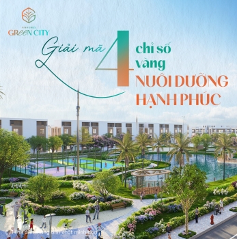 Giải mã 4 chỉ số vàng, nuôi dưỡng Hạnh Phúc tại Vinhomes Green City
