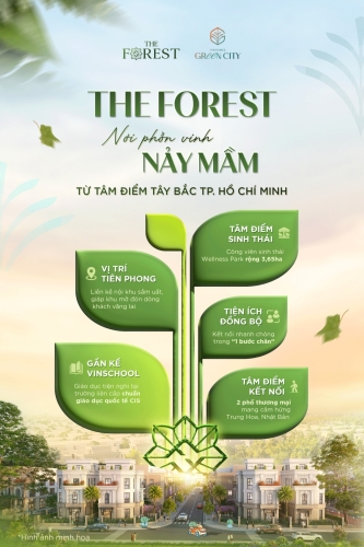 The Forest - Nơi phồn vinh nảy mầm từ tâm điểm Tây Bắc TP. Hồ Chí Minh
