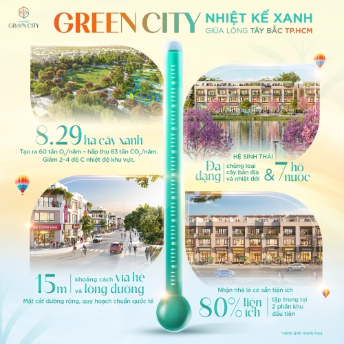 Green City -  Nhiệt kết xanh giữa lòng Tây Bắc TP. Hồ Chí Minh