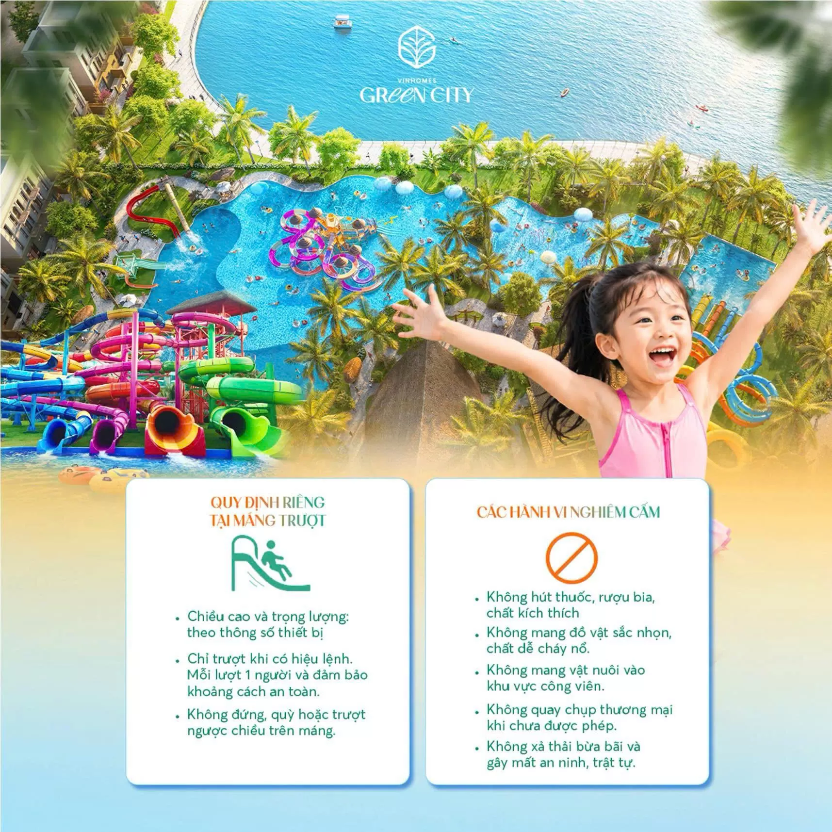 Nắm chắc quy định, vui chơi hết mình, an toàn hết ý tại Aqua Adventure