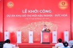 Long An khởi công dự án đô thị 40.000 dân do Vingroup đầu tư trên hành lang vành đai 4 TP.HCM