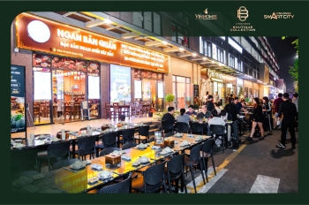 F-Zone - Nhịp sống thương mại sầm suất giữa lòng Vinhomes Smart City