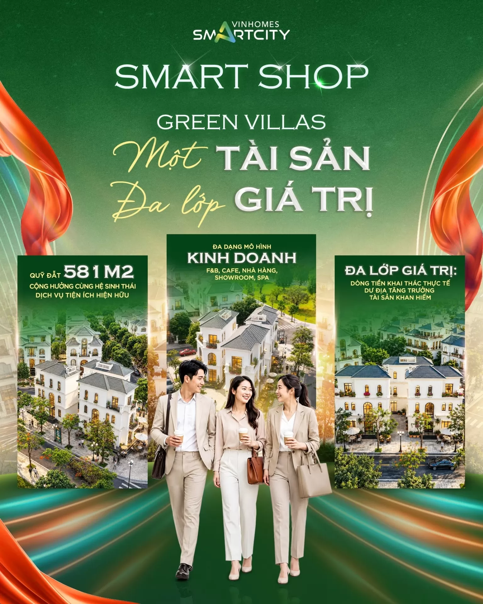 SmartShop - Green Villas Boutique: Một tài sản, đa lớp giá trị