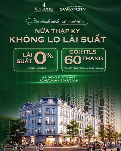 Nắm bắt cơ hội, an tâm đầu tư DTTM Vinhomes Smart City