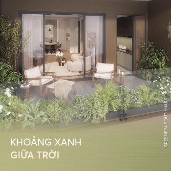 Sống giữa phố, mở vườn riêng - Căn hộ sân vườn Toà Lavish