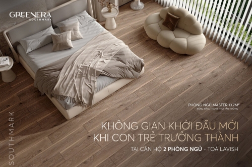 Không gian khởi đầu mới khi con trẻ trưởng thành| Tại căn hộ 2 phòng ngủ - Tòa LAVISH