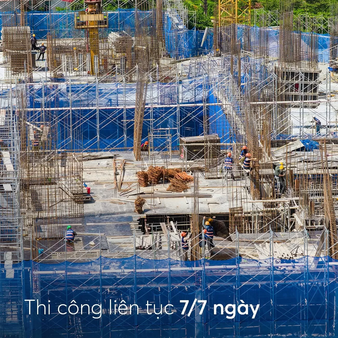 Tiến độ thi công tháng 06.2026