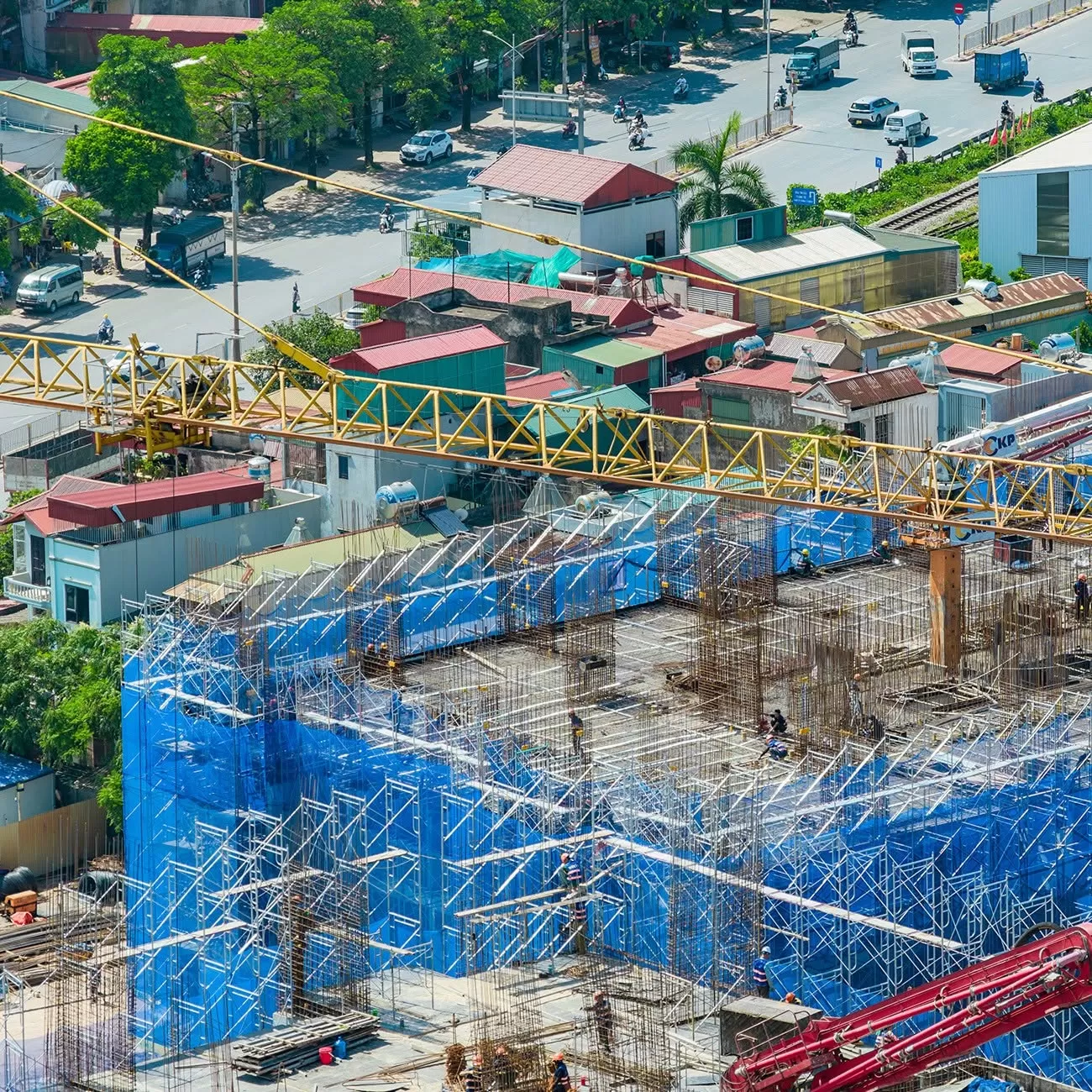 Tiến độ thi công tháng 06.2026