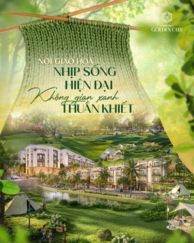 Vinhomes Golden City - Nơi giao hòa nhịp sống hiện đại và không gian xanh thuần khiết